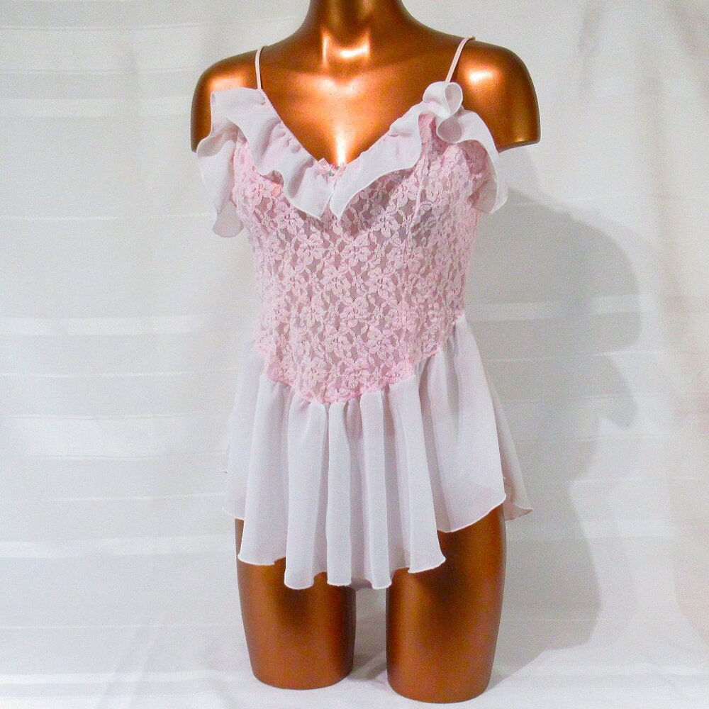 DBJ Pretty Chiffon Vintage Babydoll L